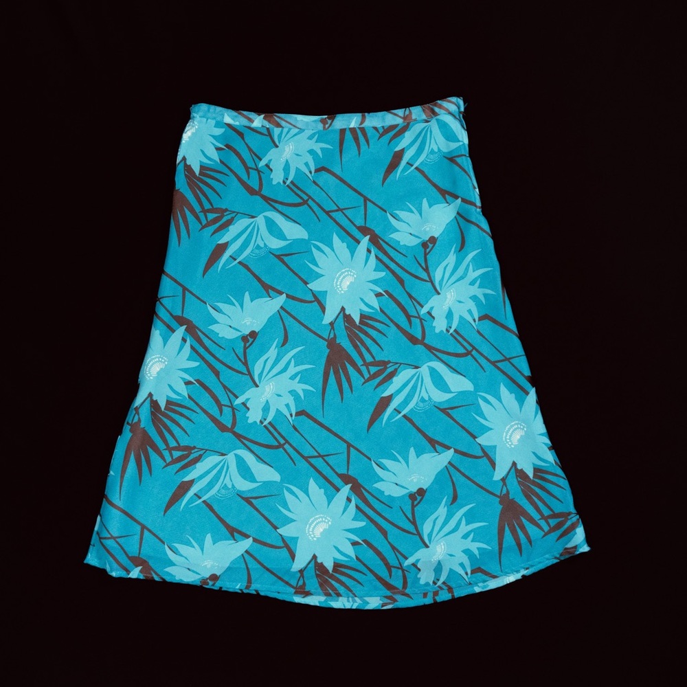 H&M Floral Midi Skirt Sz 8